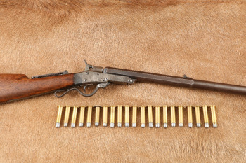 Maynard 1873 #10 Improved Mid-Range .40-40 CF Single Shot Rifle & Ammo, MFD 1873-1882 Antique