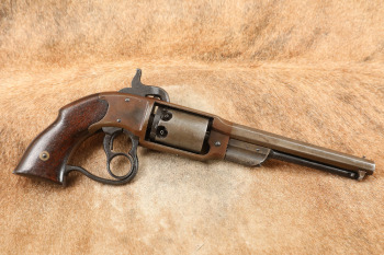 Civil War-era Savage North 1861 Navy .36 Cal Ring Trigger Percussion Revolver, 1861-1865 Antique