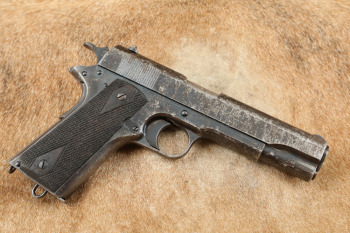 WWI British Royal Air Force No. 5 FTS Colt Government Model 1911 .455 Eley Pistol, 1919 C&R