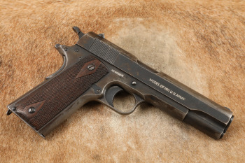 WWI Colt Model of 1911 U.S. Army 5" .45 ACP Military Semi-Automatic Pistol, MFD 1918 C&R