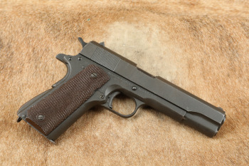 WWII Remington Rand US M1911A1 5" .45 ACP Military Semi-Automatic Pistol, MFD 1944 C&R