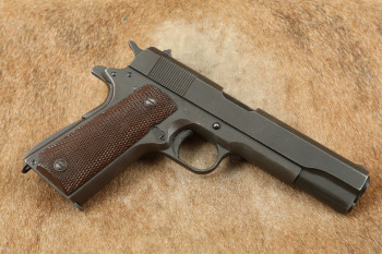 WWII US Remington Rand M1911A1 5" .45 ACP Military Semi-Automatic Pistol, MFD 1943 C&R