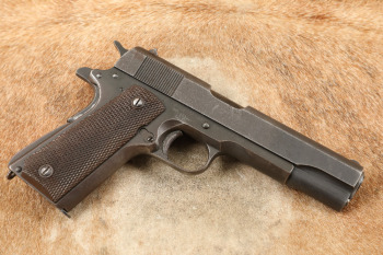 WWII US Remington Rand M1911A1 5" .45 ACP Military Semi-Automatic Pistol, MFD 1943 C&R