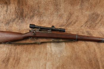 US WW2 Remington 03-A3/03-A4 M1903-A4 .30-06 24&rdquo; Bolt Action Sniper Rifle, M84 Scope, 1943 C&R