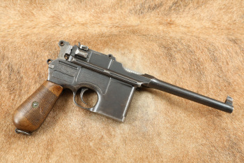Mauser Wartime Commercial C96 Broomhandle 7.63x25mm/.30 Semi-Auto Pistol, MFD ca. 1915 C&R