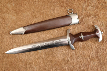 German WWII F. Herder Early Pre-RZM SA Dress Dagger & Anodized Sheath
