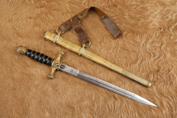 Weimar German Navy Post-WW1 Alcoso Reichsmarine M-1919/1921 Officer Dress Dagger & Sheath