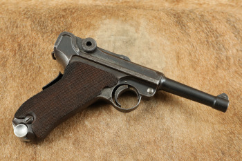 Rare Portuguese Royal Navy DWM 1906 M/910 Luger 4" 9mm Semi-Auto Pistol, MFD 1910 C&R