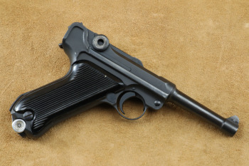 WWI German DWM P.08 Luger Russian Capture 9mm Military Semi-Auto Pistol, MFD 1916 C&R