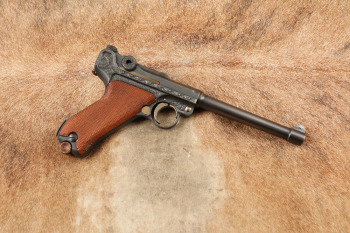 Custom Engraved WWI Imperial German Navy DWM 1914 Luger 6" 9mm Semi-Auto Pistol, MFD 1914-1917 C&R