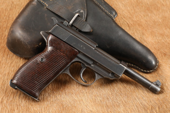 WWII German Mauser byf-43 P.38 P-38 9mm Semi-Auto Pistol & Holster, MFD 1943 C&R