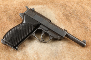 Matching WWII German Mauser P.38 byf44 9mm Semi-Auto Military Pistol, MFD 1944 C&R
