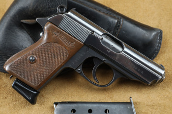 WWII Wartime Commercial Walther PPK 7.65mm .32 ACP Semi-Auto Pistol, MFD 1941 C&R