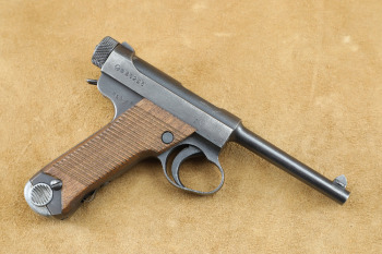 WWII Japanese Nagoya Toriimatsu Type 14 8mm Nambu Semi-Auto Pistol, MFD March 1944 C&R