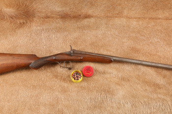 Belgian Cottage Industry 6mm Flobert Single Shot Breech-Loaded Parlor Rifle, 1880s-93 Antique