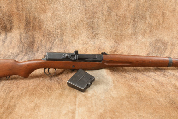 WWII Swedish Carl Gustafs AG m/42B Ljungman 6.5x55 25.5&rdquo; Ported Semi-Auto Rifle & Mag, 1945 C&R