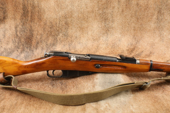 Matching Polish Mosin-Nagant Model 1938 Carbine 7.62x54R Bolt Action Rifle & Sling, MFD 1945 C&R