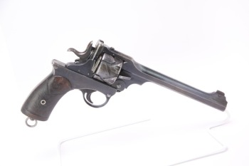 Rare Webley Fosbery Model 1903 7.5" .455 Semi Automatic Revolver 1906
