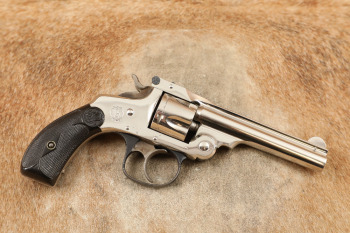 Smith & Wesson 4th Model 3 1/2" Nickel .32 S&W Top-Break Double Action Revolver, 1899-1909 C&R