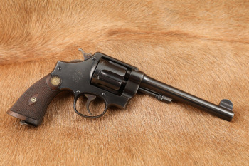 WWI Canadian Smith & Wesson S&W .455 Mark II Hand Ejector 2nd Model 6 1/2" Revolver, 1916 C&R
