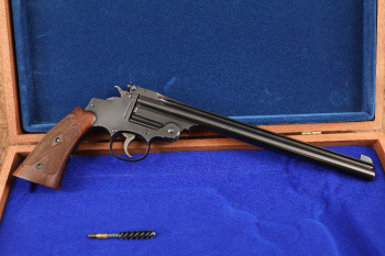 Smith & Wesson S&W 3rd Model Single Shot Perfected 10" .22 LR Target Pistol & Case, 1909-23 C&R