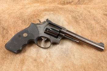 Smith & Wesson S&W Model 17-4 K-22 Masterpiece 6" .22 Long Rifle LR SA/DA Revolver, 1977