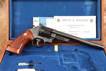 Smith & Wesson S&W Model 57 .41 Magnum Target Blue 8 3/8" Pinned & Recessed Revolver, 1979-80