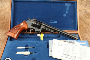 Cased Smith & Wesson S&W Model 27-2 The .357 Magnum 8 3/8" Pinned & Recessed Revolver, 1977-78