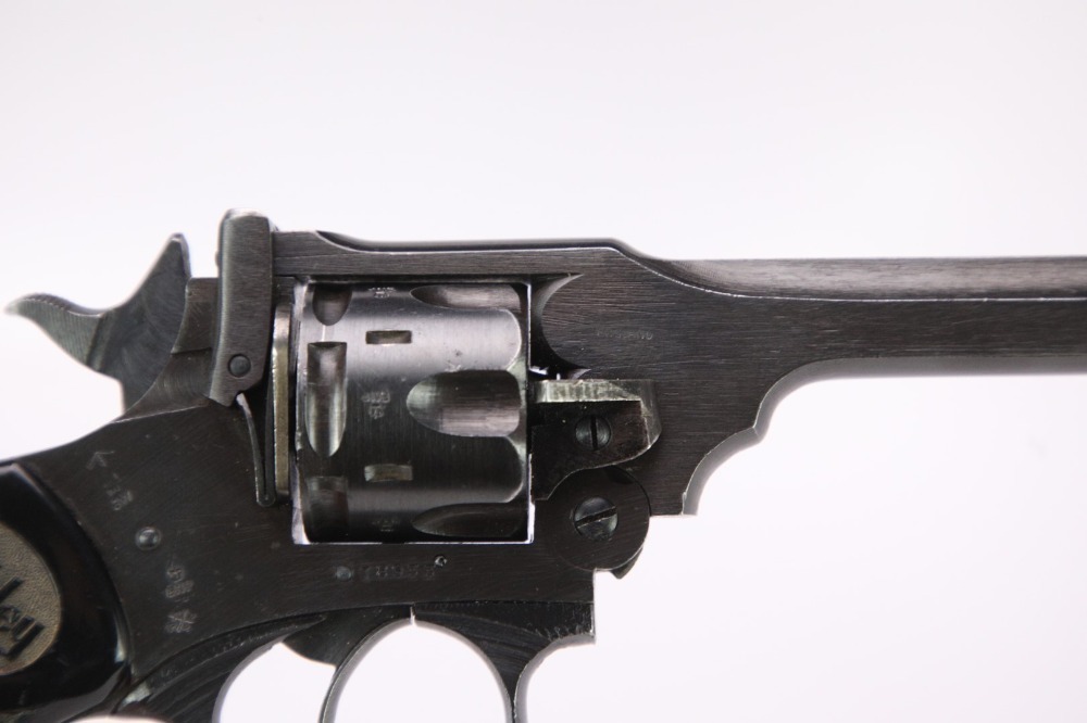 WWII Webley Mark IV .38 S&W 1942-1943 War Finish Double Action Revolver