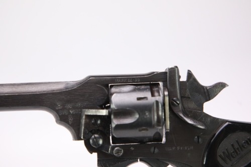 WWII Webley Mark IV .38 S&W 1942-1943 War Finish Double Action Revolver