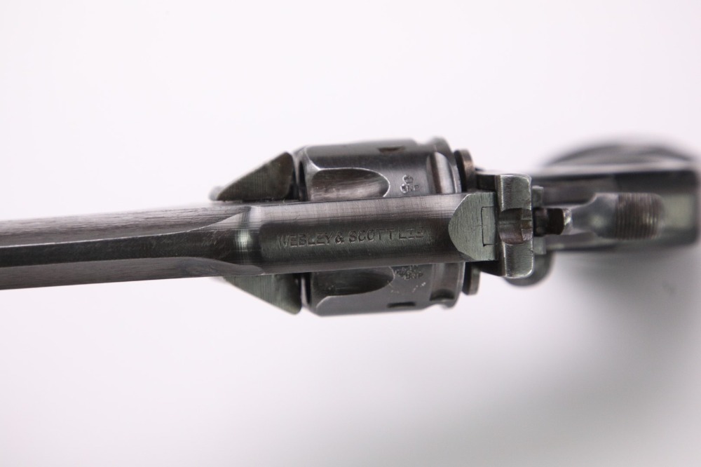 WWII Webley Mark IV .38 S&W 1942-1943 War Finish Double Action Revolver