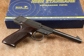 High Standard Dura-Matic Model M-101 6 1/2&rdquo; .22 LR Semi-Auto Target Pistol & Box, 1970 C&R