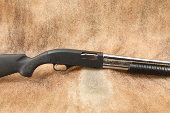 Winchester Model 1300 Stainless Marine 18 1/2" CYL 12 GA Pump Action Shotgun, MFD 1989