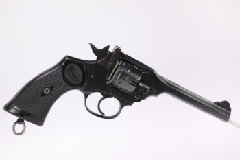 Post-War Webley Mark IV .38 S&W Double Action Revolver, MFD 1954-57