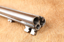 Immanuel Meffert Suhl Hubertus Drilling 16 GA / 9.3x72R Rifle/Shotgun Combination Gun, MFD 1935 C&R - 26
