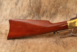 Uberti Yellowboy Winchester 1866 19" .45 LC Saddle Ring Carbine Lever Action Rifle, MFD 2001 - 3
