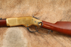 Uberti Yellowboy Winchester 1866 19" .45 LC Saddle Ring Carbine Lever Action Rifle, MFD 2001 - 10