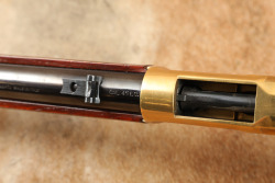 Uberti Yellowboy Winchester 1866 19" .45 LC Saddle Ring Carbine Lever Action Rifle, MFD 2001 - 23