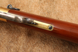 Uberti Yellowboy Winchester 1866 19" .45 LC Saddle Ring Carbine Lever Action Rifle, MFD 2001 - 25