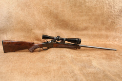 Browning Model 1885 Low Wall Falling Block .223 Rem. 5.56mm 24&rdquo; Single Shot Rifle & Scope, 1996 - 2