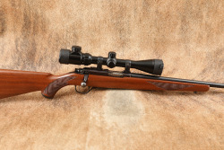 Ruger 77/22 20" .22 WMR Magnum Bolt Action Rifle & Piney 3&ndash;9x40EG Scope, MFD 1996