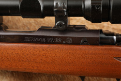 Ruger 77/22 20" .22 WMR Magnum Bolt Action Rifle & Piney 3&ndash;9x40EG Scope, MFD 1996 - 22