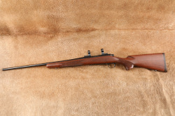 Remington 700 7mm Mauser 22" Checkered Wood Bolt Action Rifle and Scope Rings, MFD 1991 - 7