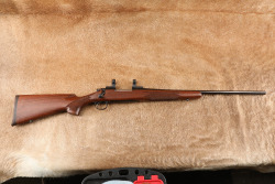 Remington 700 7mm Mauser 22" Checkered Wood Bolt Action Rifle and Scope Rings, MFD 1991 - 24