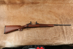 Remington 700 7mm Mauser 22" Checkered Wood Bolt Action Rifle and Scope Rings, MFD 1991 - 25