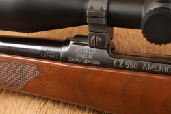 CZ 550 American 6.5x55mm Swedish 24" Bolt Action Rifle, Scope, 120 Rounds Hornady Ammo, 2008 - 22