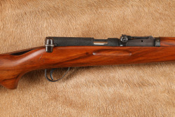 Swiss Schmidt Rubin K31 Small Caliber Trainer 25&rdquo; .22 LR Straight Pull Bolt Action Rifle, Sling - 4