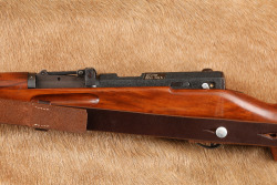 Swiss Schmidt Rubin K31 Small Caliber Trainer 25&rdquo; .22 LR Straight Pull Bolt Action Rifle, Sling - 10