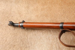 Swiss Schmidt Rubin K31 Small Caliber Trainer 25&rdquo; .22 LR Straight Pull Bolt Action Rifle, Sling - 16