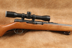 Stevens Model 87D 24" .22 S/L/LR Semi-auto Rifle, Scope & Sling, MFD 1940s-1950s C&R - 4